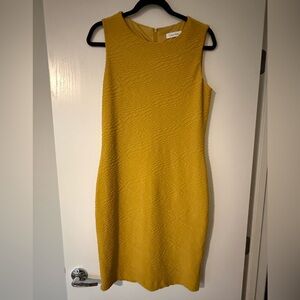 Calvin Klein Mustard Midi Dress